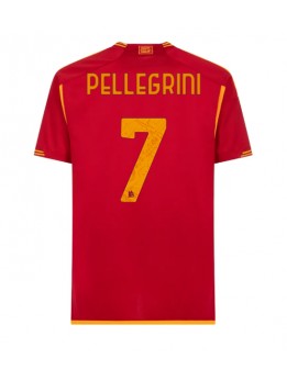 AS Roma Lorenzo Pellegrini #7 Heimtrikot 2023-24 Kurzarm